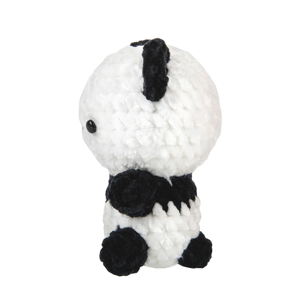 Набор для вязания игрушки Miadolla AMG-MN-0137, Панда (велюр), 10 см