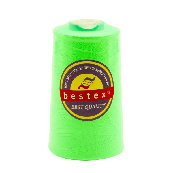Нитки универсальные Bestex 50/2, 4570 м (5000 ярд) / 1 кат., 304 неоновый зеленый