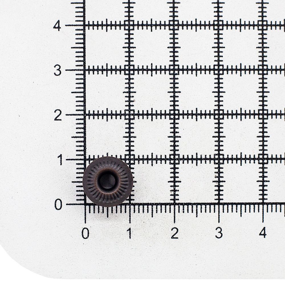 Часть кнопки Альфа (S-образная) ⌀11 мм (D-часть), темная медь.520, 100 шт, BIG