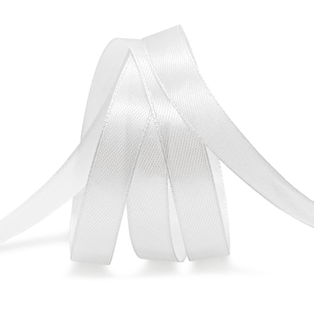 Лента атласная 1-сторонняя 12.0 мм / 22.86±1 метров, 127 жемчужный, Globus