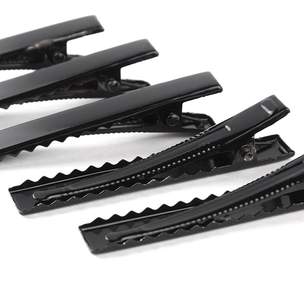 Основа для заколки крокодил, черная 5см, 5 шт в упак, Астра