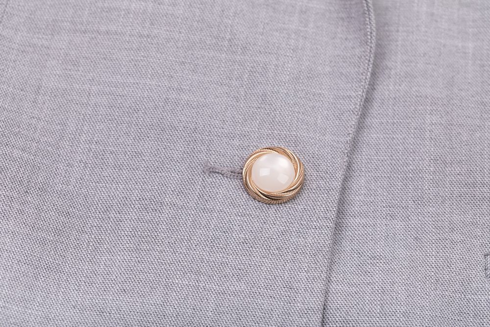 Пуговицы металл 22 мм, 100 шт, 30 золото, Gamma MB 0270