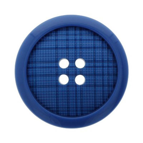 Пуговицы 4 прокола пальтовые 28 мм, 12 шт, D558 т.синий, Gamma GF 0042