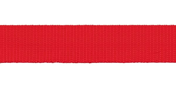 Стропа (ременная лента) 50 мм / 30 метров, толщ. 1.1 мм, [28 г/пог.м], 100% п/п, красный, Gamma 3077