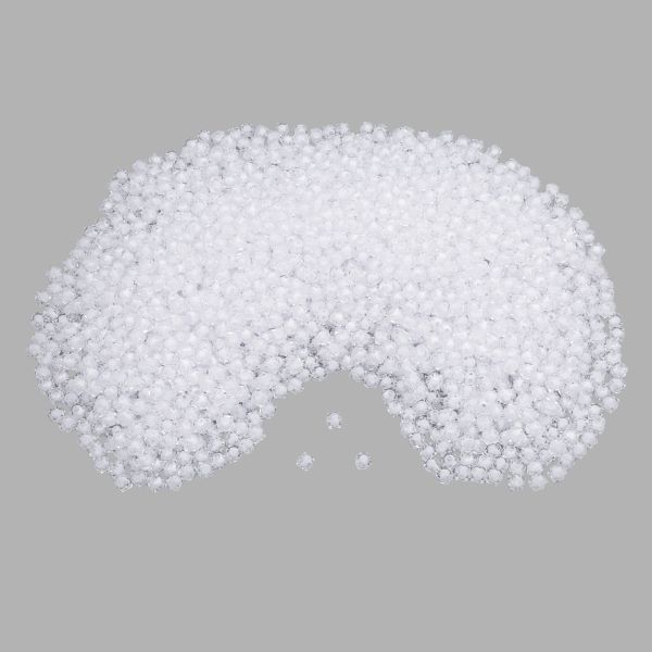 Бусины акрил ⌀8 мм, в цвете с белой сердцевиной, граненый куб, 500 г, Astra&Craft (прозрачный)