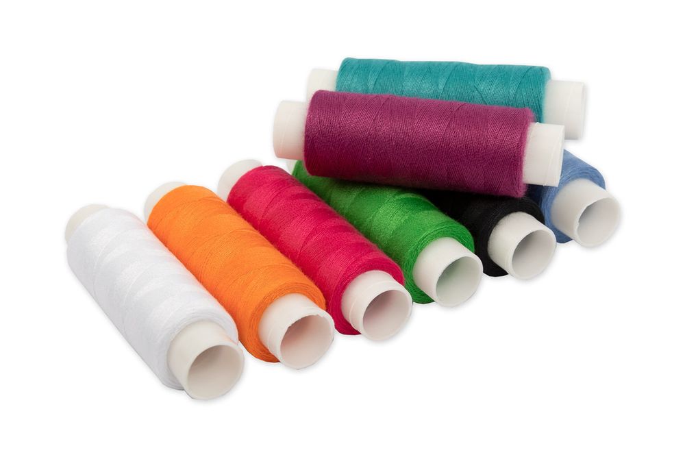 Швейные нитки (набор) ПНК им.Кирова 50/2, 150 м / 8 кат., Яркий, ассорти