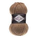 Пряжа Alize (Ализе) Superlana Midi / уп.5 мот. по 100 г, 170м, 466 темно-бежевый А