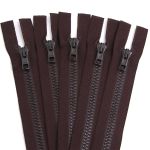 Молния трактор Arta Т6 (6 мм) 2 зам., разъем., 75 см, цв. 068 т.коричневый, уп.5 шт