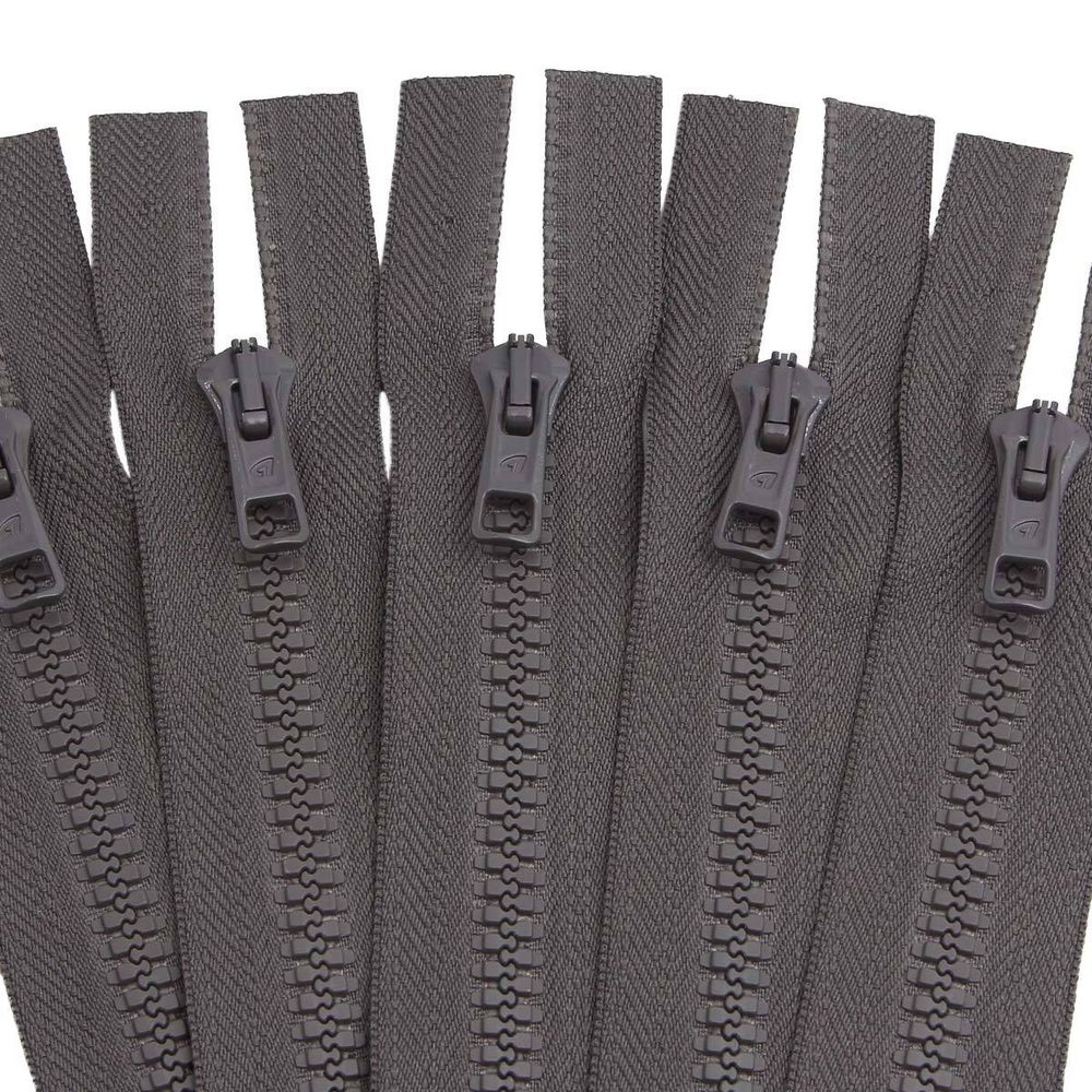 Молния трактор Arta Т6 (6 мм) 1 зам., разъем., 65 см, цв. 196 дым, уп.5 шт