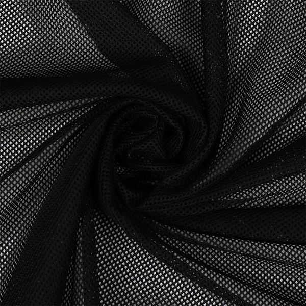 Сетка подкладочная трикотажная 65 г/м², 170 см / 5 метров, TBY.0354.03.5, цв.03 черный