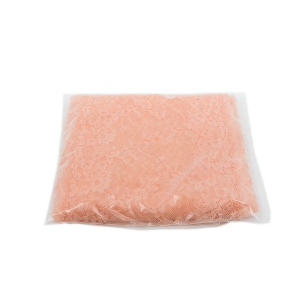 Кружево бельевое эластичное 260 мм / 10 м, персиковый