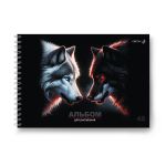 Альбом для рисования 100 г/м², A4 29.5х21 см, 5 шт на гребне 48 л, 01623 Скорость, Светоч А234