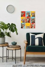 Набор для раскрашивания по номерам 50х40 см, "Эмоции котиков", Фрея, PNB/PL-320