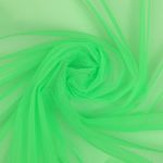 Сетка бельевая эластичная матовая 40 г/м², шир.150 см / 10 метров, 60 неон салат /TL.60.10/