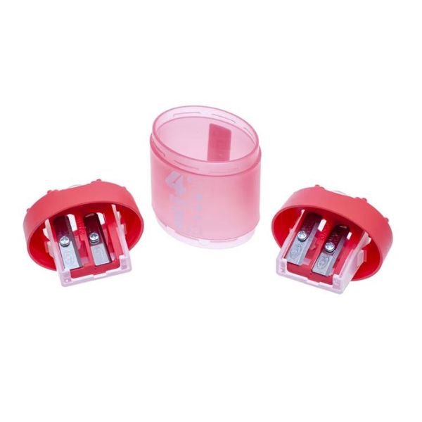 Точилка пластиковая 4в1 с 4-мя отверстиями 12 шт, 1028322, KUM, POP A7