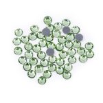 Стразы клеевые стекло 3.9 мм, 5х48 шт, SS16 №11 салатовый (Peridot), Zlatka ZRTG-1648