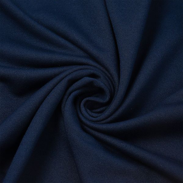 Футер 2-нитка петля поливискоза стрейч 220 г/м², 160 см / 3 метра, ФУТ2Х.TBY.ПЭ-ВИС.S196/S058.3, цв.S196/S058 т.синий