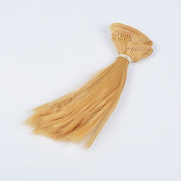 Трессы прямые Элит, 66912 цв.0935 золотистый блондин B-50 см, L-15см, 2 шт