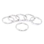 Кольцо литое металл in ⌀40 мм (50 мм внешн.), никель, 6 шт