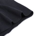 Кашкорсе трикотажное полотно 400 г/м², 60+60 см, тем.синий меланж, 30кг (1кг-2,10м) /TOS/