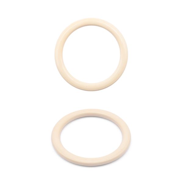 Кольца для бюстгальтера металл ⌀11.0 мм, 20 шт, C571 молочный, ГВ800