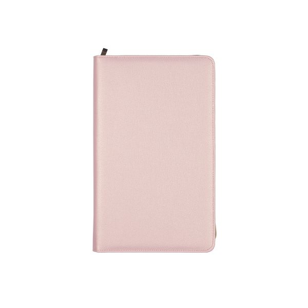 Органайзер для спиц и крючков кожзаменитель 34х21х3 см, 02 розово-золотой, Gamma OGN-03