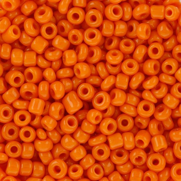Бисер Zlatka 11/0 (2.1 мм), 100 г (10х10 г), №0050 т.оранжевый, GR