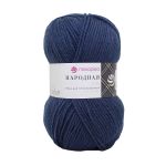 Пряжа Пехорка Народная / уп.5 мот. по 100 г, 220 м, 255 джинсовый