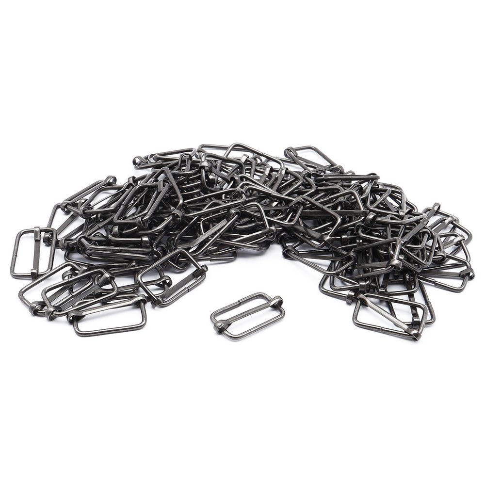 Рамка регулировочная 25 мм ушко (17х31 мм) (чер.никель), 100 шт