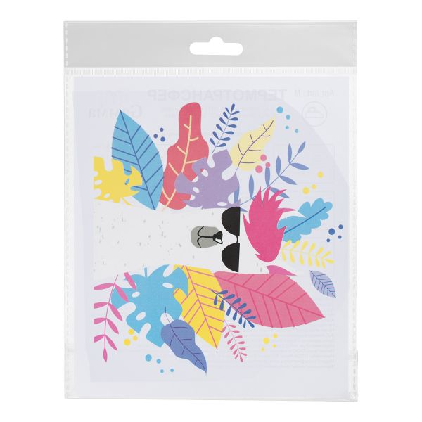 Термотрансфер, 1 шт, М-322 лама в очках 18х16.4 см, Gamma M №03