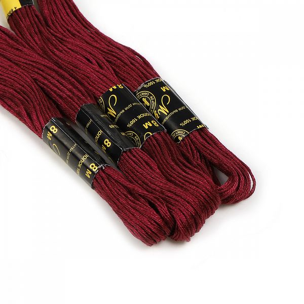 Мулине ПНК им.Кирова цв.9232 т.сливовый, 24 мотка по 8 метров