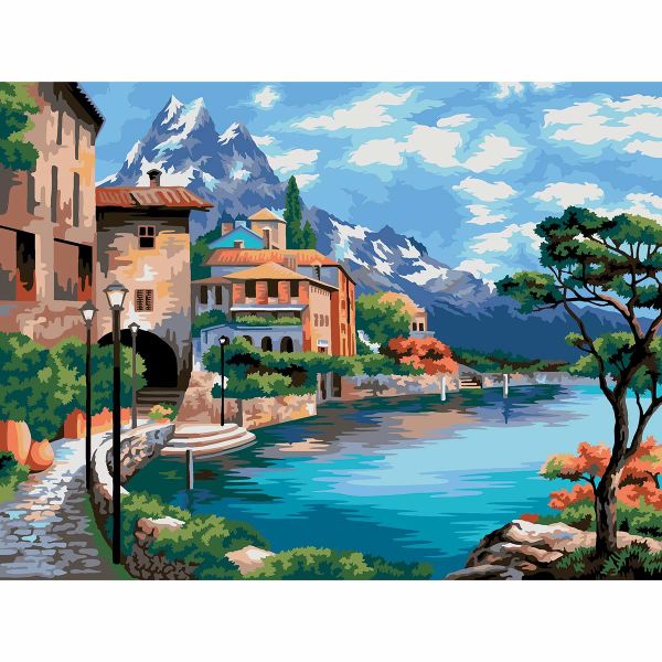 Картина по номерам Русская живопись, Горный воздух 40х50см