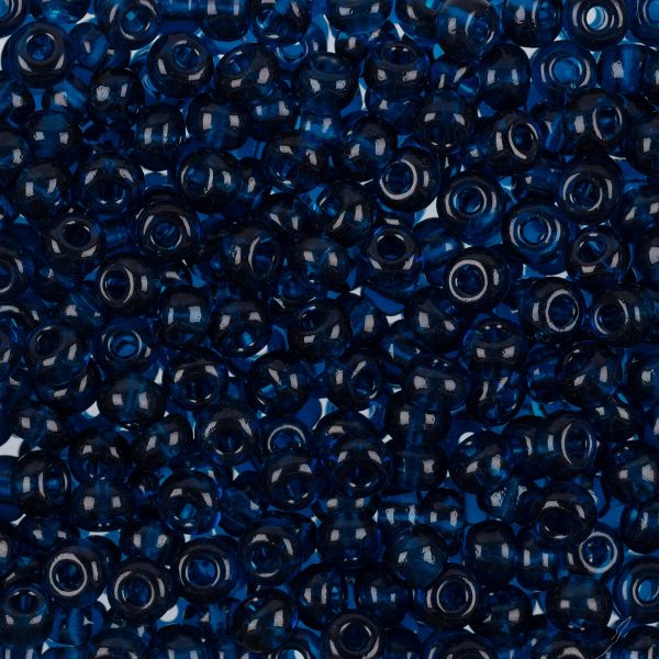 Бисер Preciosa 5/0 (4.5 мм), 50 г, 60100 т.голубой, 311-19001