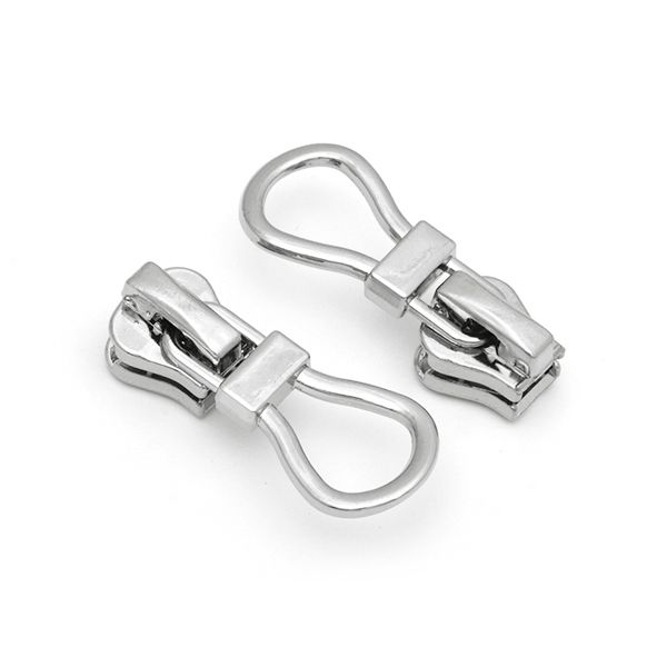 Слайдер (замок) для молнии трактор Т5 (5 мм), автомат, F14 цв.1 никель уп.1000 шт