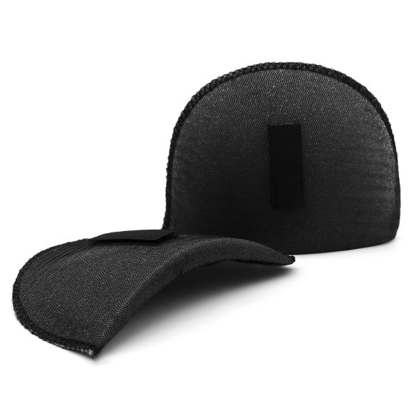 Плечевые накладки (подплечники) втачные на липучке 100х145х10 мм, Hobby&Pro (черный), ВК-10/А