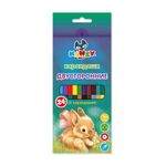 Карандаш двусторонний (набор) заточенный, Зайчонок, 8х24 цв. 12 шт, Kanzy DCP-4012