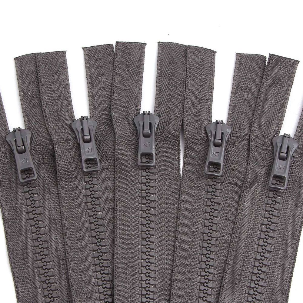 Молния трактор Arta Т6 (6 мм) 1 зам., разъем., 85 см, цв. 196 дым, уп.5 шт