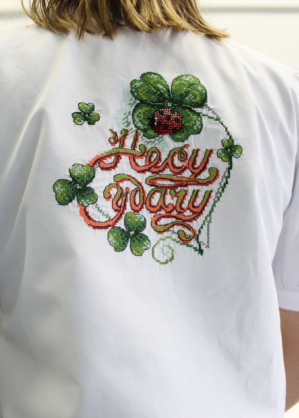 Набор для вышивания нитками МП Студия (Жар-птица), Несу удачу 17х18 см