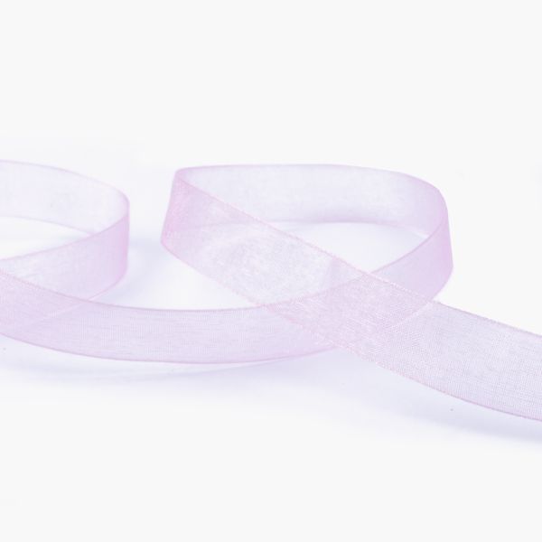 Лента капроновая (органза) 15.0 мм / 22.8±1 метра, 057 св.сиреневый, Blitz OR-15