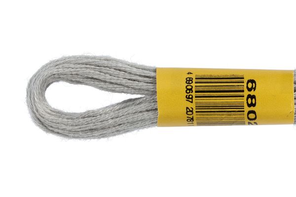 Мулине ПНК им.Кирова цв.6802 (112) серо-голубой, Россия, 24 мотка по 8 метров