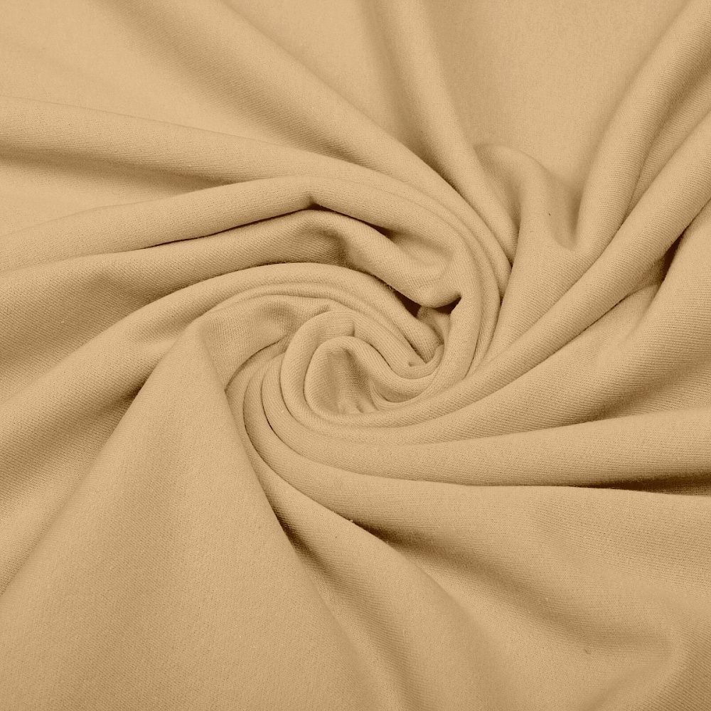 Футер 2-нитка начес 190 г/м², 100-100 см / 6 метров, ФУТ2Х.НАЧ.190.14-0936.6, миндаль Футер 2-нитка начес 190 г/м², 100-100 см / 6 метров, ФУТ2Х.НАЧ.190.14-0936.6, миндаль