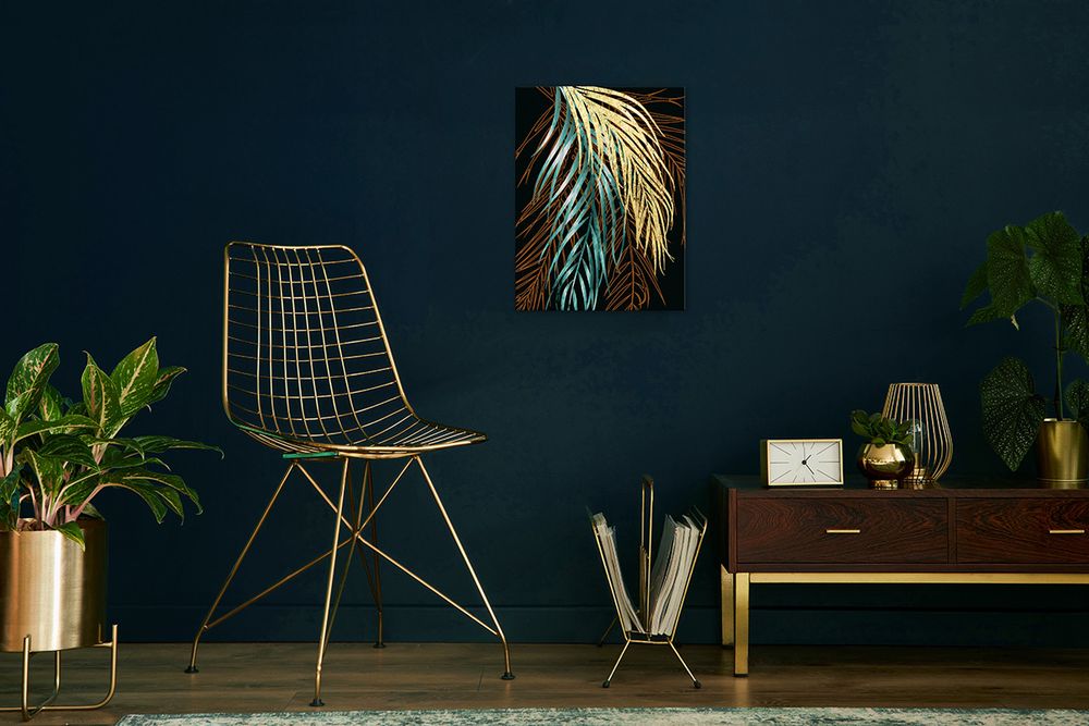 Картина по номерам Фрея PNB/PMPT-225, Пальмовые ветви. Часть 1, (с поталью) 40х30 см