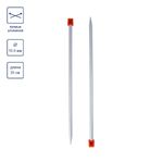 Спицы прямые большие металл ⌀10.0 мм, 35 см, со спец. покрытием, Visantia VTH