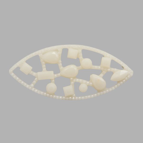 Украшение 18х40 (белый), CON2516, 5 шт