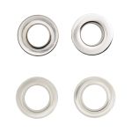 Люверсы металл ⌀_6.0 мм (внутр.), h6.42 мм (внутр.), №4, металл, New Star, никель, уп.≈5000 шт