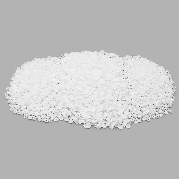 Кнопка рубашечная ⌀12,5/10мм пластик (≈1000 шт) New Star (101 белый)