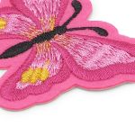 Термоаппликация Бабочка, 5.4х7см, Hobby&Pro (ярко-розовый)