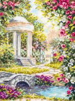 Набор для вышивания нитками Чудесная игла, Чудесный сад, 20х28 см