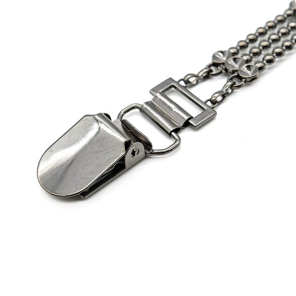 Застежка для кардигана 19х195мм (Pewter (олово (черный никель))), MT1948