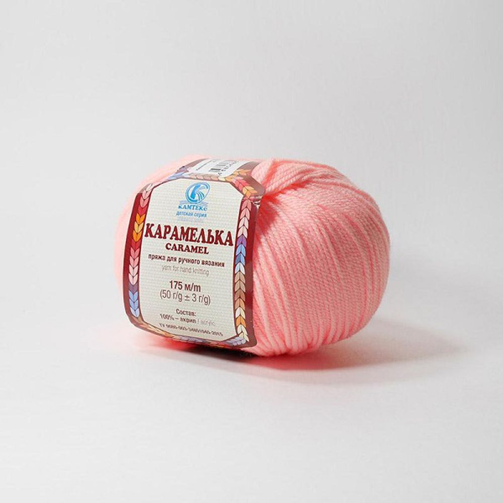 Пряжа Камтекс Карамелька / уп.10 мот. по 50 г, 175 м, цв.102 св.амалия Пряжа Камтекс Карамелька / уп.10 мот. по 50 г, 175 м, цв.102 св.амалия